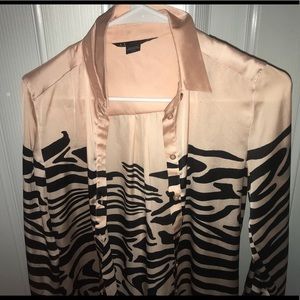 ARMANI EXCHANGE Zebra print blouse 👚